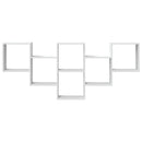 vidaXL fehér szerelt fa fali polc 159 x 18 x 66 cm