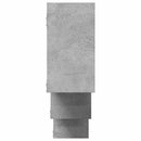 vidaXL betonszürke szerelt fa fali polc 159 x 18 x 66 cm