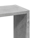 vidaXL betonszürke szerelt fa fali polc 159 x 18 x 66 cm