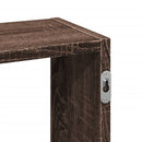 vidaXL barna tölgy színű szerelt fa fali polc 159 x 18 x 66 cm