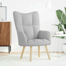 vidaXL felhőszürke szövet relaxáló szék