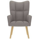 vidaXL tópszínű szövet pihenőfotel