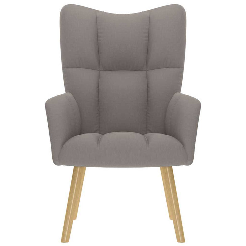 vidaXL tópszínű szövet pihenőfotel