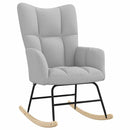 vidaXL felhőszürke szövet hintaszék