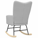 vidaXL felhőszürke szövet hintaszék