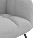 vidaXL felhőszürke szövet hintaszék