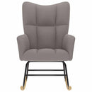 vidaXL tópszínű szövet hintaszék