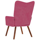 vidaXL bordó bársony pihenőfotel