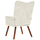 vidaXL krémfehér bársony pihenőfotel