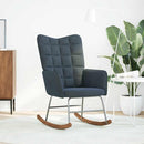 vidaXL sötétszürke bársony hintaszék