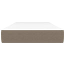 vidaXL tópszínű szövet zsebrugós matrac gyerekeknek 80 x 160 cm