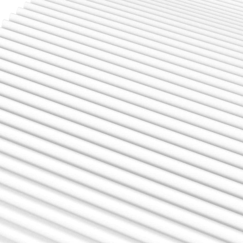 vidaXL fehér H2/H3 keménységű habmatrac 80 x 210 cm