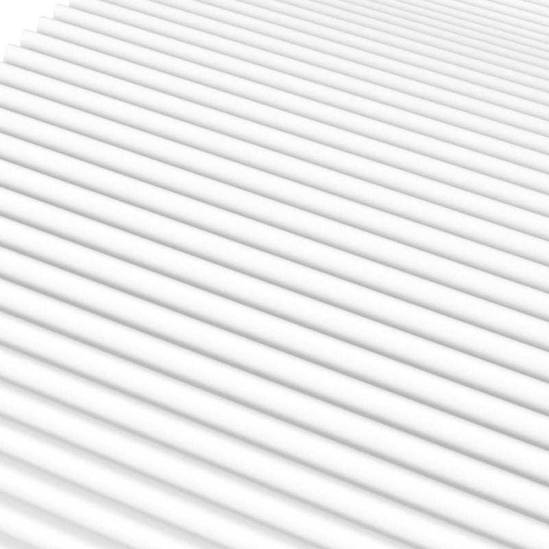 vidaXL fehér H2/H3 keménységű habmatrac 120 x 210 cm