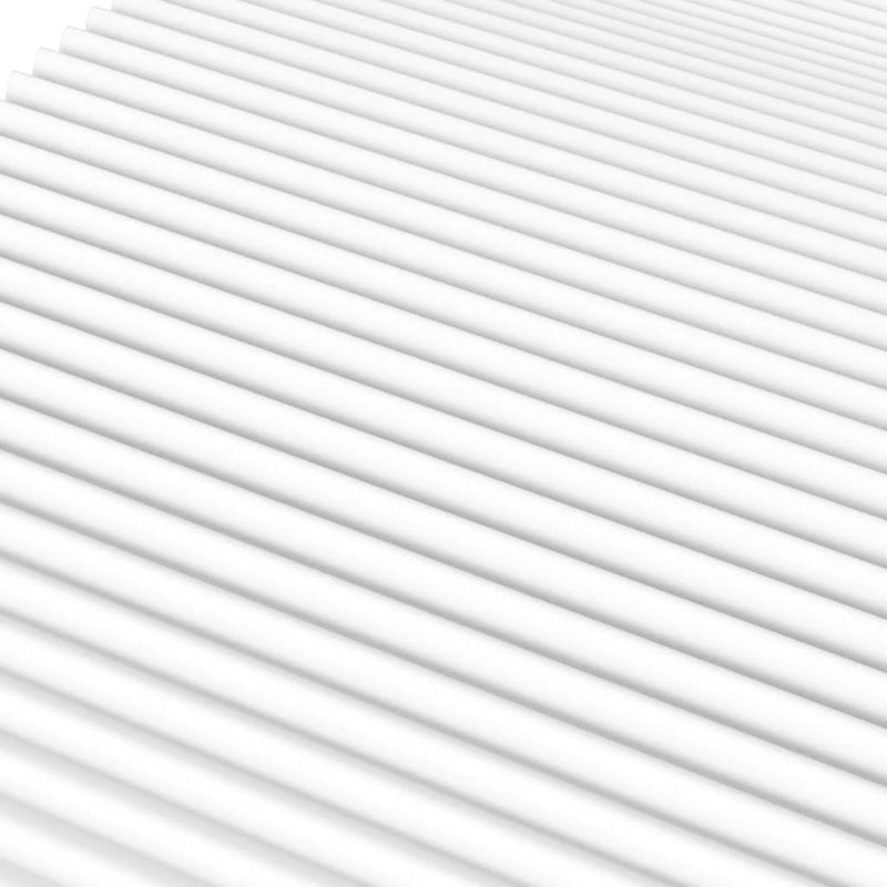 vidaXL fehér H2/H3 keménységű habmatrac 80 x 220 cm