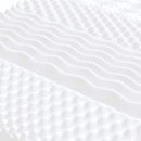 vidaXL fehér 7 zónás 20 ILD keménységű habmatrac 140 x 210 cm