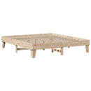 vidaXL tömör fenyőfa ágy matrac nélkül 200 x 200 cm