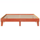 vidaXL viaszbarna tömör fenyőfa ágy matrac nélkül 200 x 200 cm