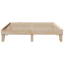 vidaXL tömör fenyőfa ágy matrac nélkül 180 x 200 cm