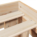 vidaXL tömör fenyőfa ágy matrac nélkül 160 x 200 cm