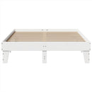 vidaXL fehér tömör fenyőfa ágy matrac nélkül 150 x 200 cm