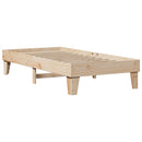 vidaXL tömör fenyőfa ágy matrac nélkül 100 x 200 cm