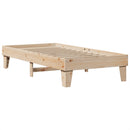 vidaXL tömör fenyőfa ágy matrac nélkül 100 x 200 cm