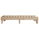 vidaXL tömör fenyőfa ágy matrac nélkül 90 x 200 cm