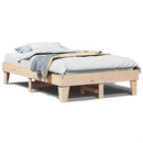 vidaXL tömör fenyőfa ágy matrac nélkül 135 x 190 cm