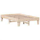 vidaXL tömör fenyőfa ágy matrac nélkül 135 x 190 cm