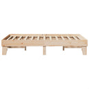 vidaXL tömör fenyőfa ágy matrac nélkül 135 x 190 cm