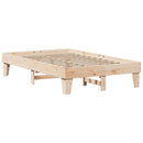 vidaXL tömör fenyőfa ágy matrac nélkül 135 x 190 cm