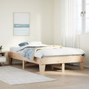 vidaXL tömör fenyőfa ágy matrac nélkül 135 x 190 cm