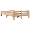 vidaXL tömör fenyőfa ágy matrac nélkül 120 x 190 cm