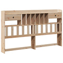 vidaXL tömör fenyőfa fejtámla tárolóval 180 cm