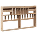 vidaXL tömör fenyőfa fejtámla tárolóval 180 cm