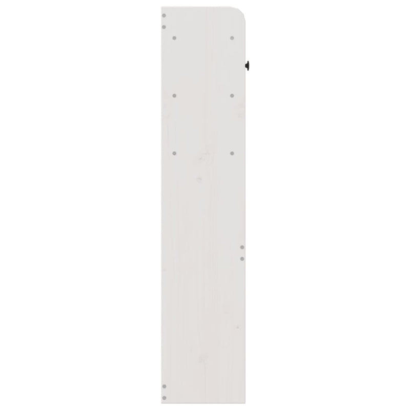 vidaXL fehér tömör fenyőfa fejtámla tárolóval 150 cm