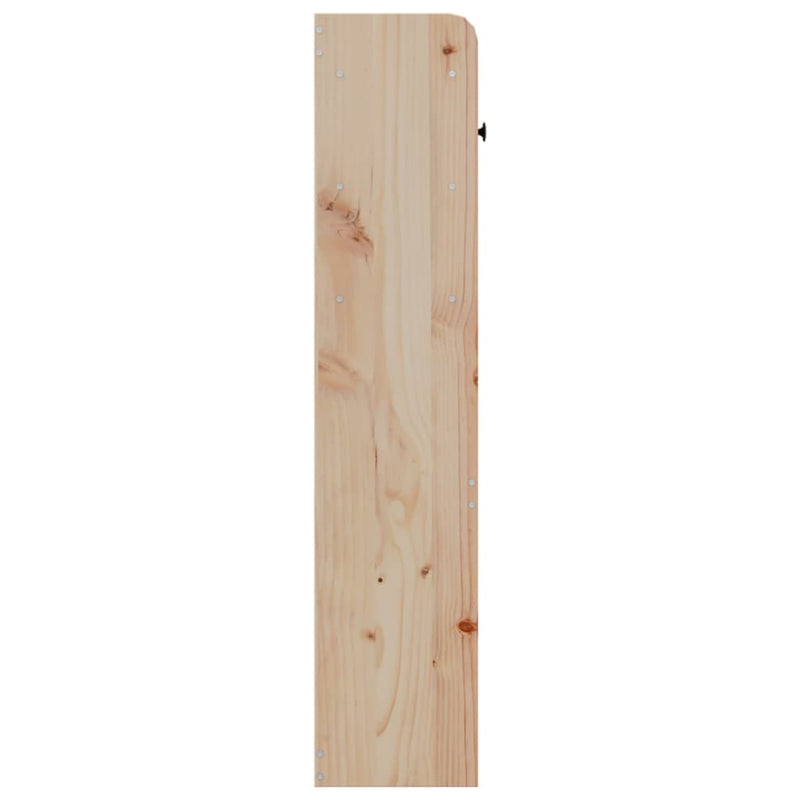 vidaXL tömör fenyőfa fejtámla tárolóval 140 cm