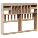 vidaXL tömör fenyőfa fejtámla tárolóval 140 cm