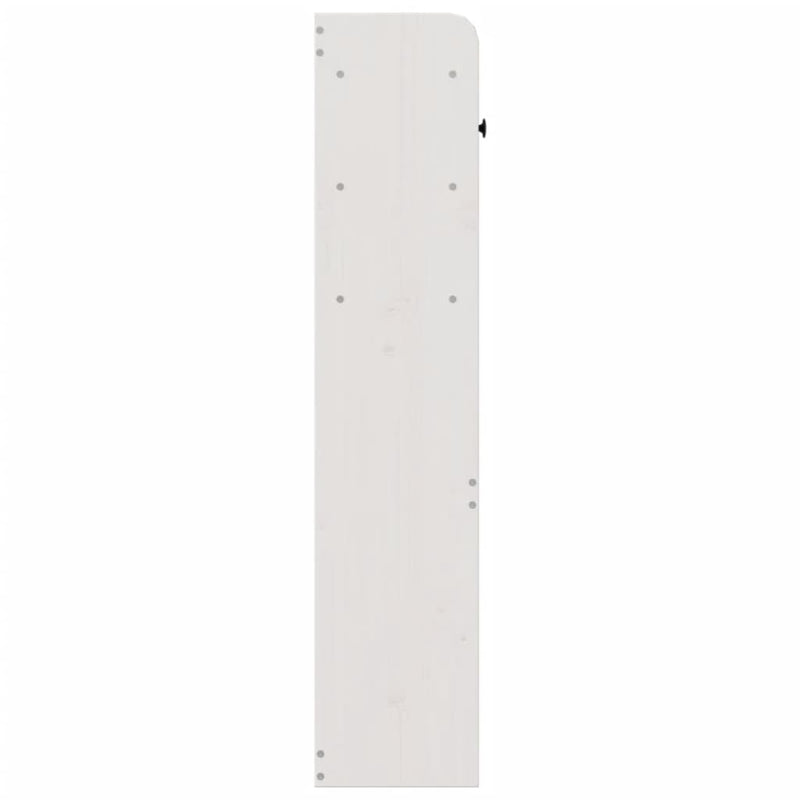 vidaXL fehér tömör fenyőfa fejtámla tárolóval 140 cm