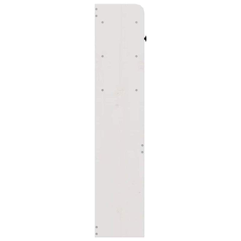 vidaXL fehér tömör fenyőfa fejtámla tárolóval 90 cm