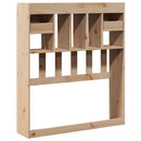 vidaXL tömör fenyőfa fejtámla tárolóval 75 cm