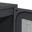 vidaXL Highboard antracit 68x39x107 cm Acél