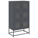 vidaXL Highboard antracit 68x39x123 cm Acél