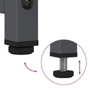 vidaXL Highboard antracit 68x39x123 cm Acél