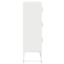 vidaXL Magastábla Fehér 68x39x123 cm Acél