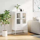 vidaXL fehér acél magasszekrény 68x39x111,5 cm