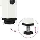 vidaXL Magastábla Fehér 68x39x123 cm Acél