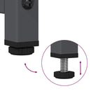 vidaXL Highboard antracit 68x39x107 cm Acél