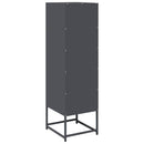 vidaXL antracitszürke acél magasszekrény 36x39x123 cm