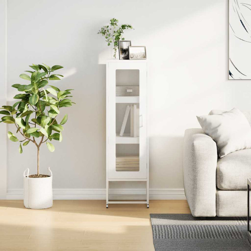 vidaXL acél magasszekrény 36x39x123 cm